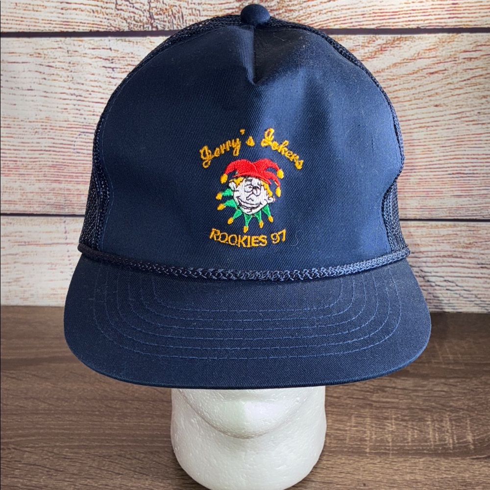 Vintage Navy Blue  with Embroidered Logo Jerry’s Jokers Rookies 97’ YoungAn Hat